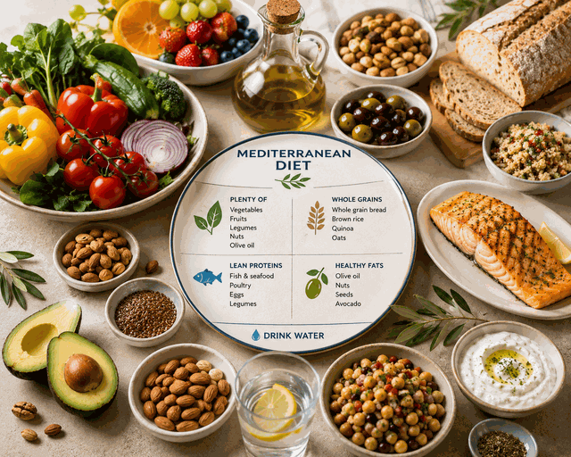 Mediterranean diet foods