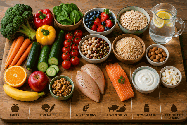 DASH diet plate
